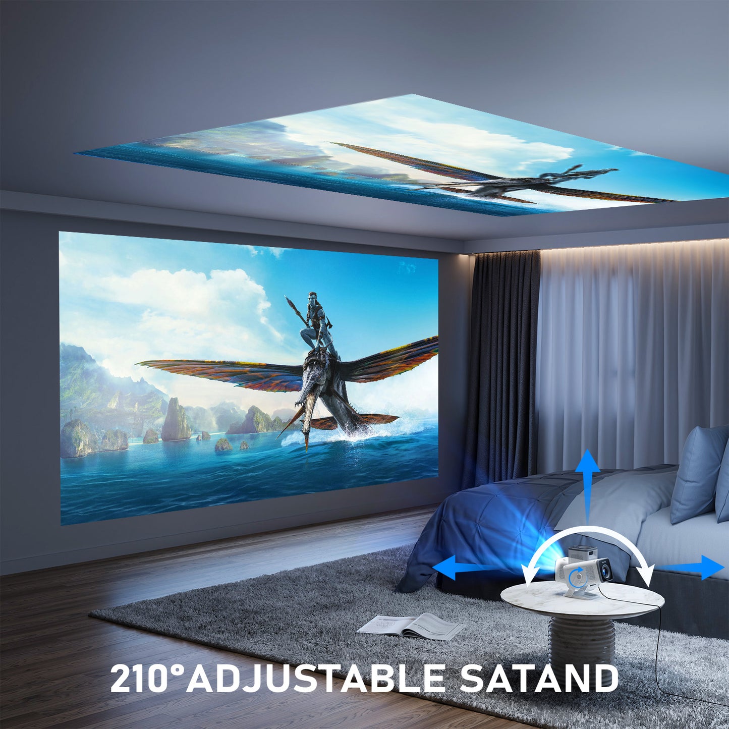 XuanPad K1 PRO Mini Smart Projector